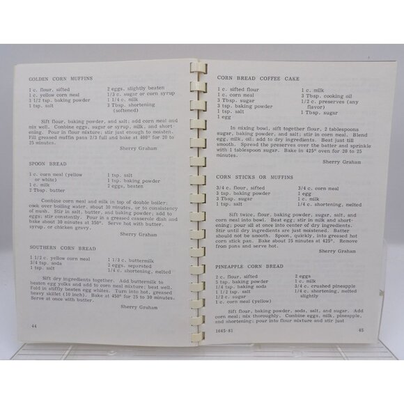 Treasured Recipes From Unity Of Lima Ohio 1981 Spiral-Bound Cookbook - Picture 7 of 8